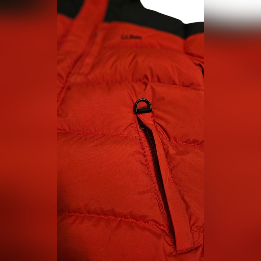 L.L. Bean Outdoors Men's Puffer Jacket Goose Down Lined Large - Picture 6 of 13